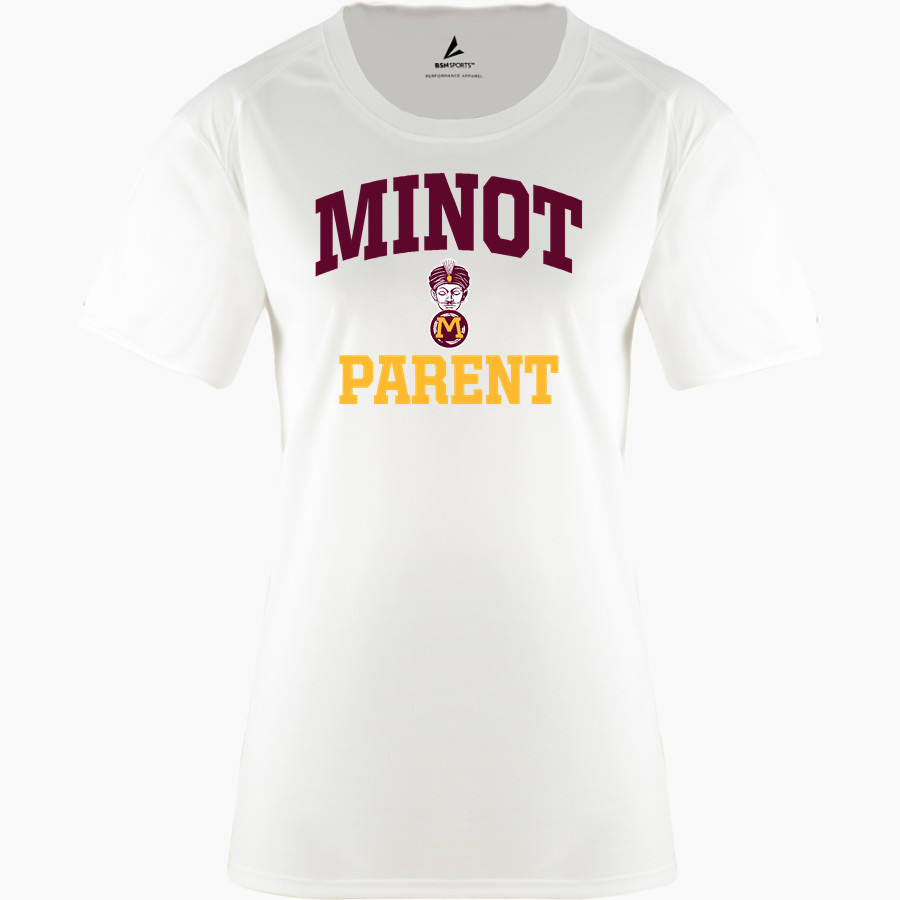 MINOT HIGH SCHOOL MAGICIANS <span class="pdp-name-mascot">MINOT MAGICIANS</span> BSN SPORTS Women's Phenom Short Sleeve T-Shirt