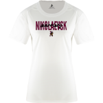 Nikolaevsk Warriors <span class="pdp-name-mascot">Nikolaevsk School Warriors</span> BSN SPORTS Women's Phenom Short Sleeve T-Shirt Front Thumbnail