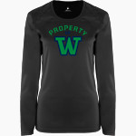 WOODINVILLE HIGH SCHOOL FALCONS <span class="pdp-name-mascot">WOODINVILLE FALCONS</span> BSN SPORTS Women's Phenom Long Sleeve T-Shirt Front Thumbnail