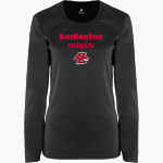 BURLINGTON HIGH SCHOOL COUGARS <span class="pdp-name-mascot">BURLINGTON COUGARS</span> BSN SPORTS Women's Phenom Long Sleeve T-Shirt Front Thumbnail