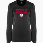 Williamson Marauders BSN SPORTS Women's Phenom Long Sleeve T-Shirt Front Thumbnail
