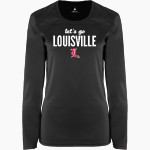 LOUISVILLE HIGH SCHOOL WILDCATS <span class="pdp-name-mascot">LOUISVILLE WILDCATS</span> BSN SPORTS Women's Phenom Long Sleeve T-Shirt Front Thumbnail