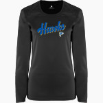 ARCHBISHOP HANNA HIGH SCHOOL HAWKS <span class="pdp-name-mascot">ARCHBISHOP HANNA HAWKS</span> BSN SPORTS Women's Phenom Long Sleeve T-Shirt Front Thumbnail
