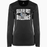 SULLIVAN WEST HIGH SCHOOL BULLDOGS <span class="pdp-name-mascot">SULLIVAN WEST BULLDOGS</span> BSN SPORTS Women's Phenom Long Sleeve T-Shirt Front Thumbnail