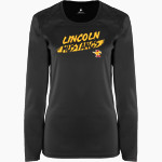 Lincoln Mustangs <span class="pdp-name-mascot">Lincoln Mustangs</span> BSN SPORTS Women's Phenom Long Sleeve T-Shirt Front Thumbnail