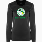 Northeast Hornets <span class="pdp-name-mascot">Northeast Hornets</span> BSN SPORTS Women's Phenom Long Sleeve T-Shirt Front Thumbnail