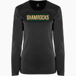 Bishop Feehan Shamrocks <span class="pdp-name-mascot">Bishop Feehan Shamrocks</span> BSN SPORTS Women's Phenom Long Sleeve T-Shirt Front Thumbnail