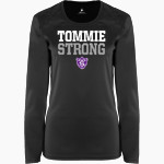 University Of St. Thomas Athletics The Official Online Store BSN SPORTS Women's Phenom Long Sleeve T-Shirt Front Thumbnail