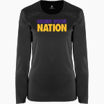 DALHART HIGH SCHOOL GOLDEN WOLVES <span class="pdp-name-mascot">DALHART GOLDEN WOLVES</span> BSN SPORTS Women's Phenom Long Sleeve T-Shirt Front Thumbnail