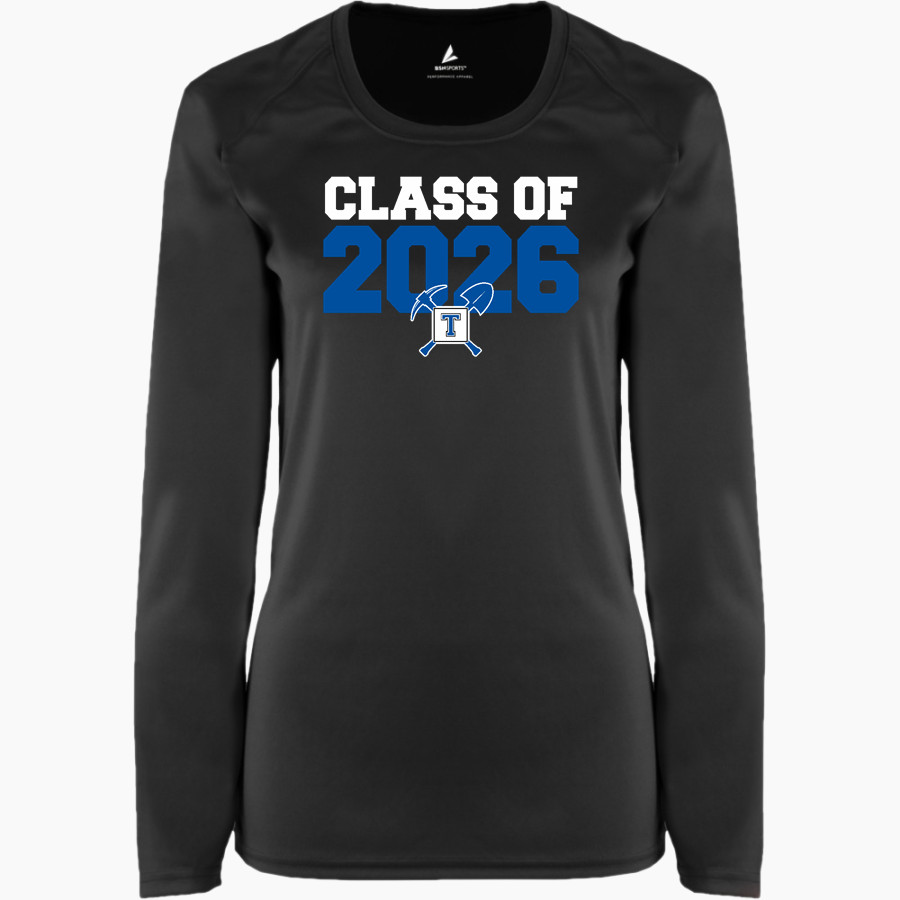 TINTIC HIGH SCHOOL MINERS BSN SPORTS Women's Phenom Long Sleeve T-Shirt
