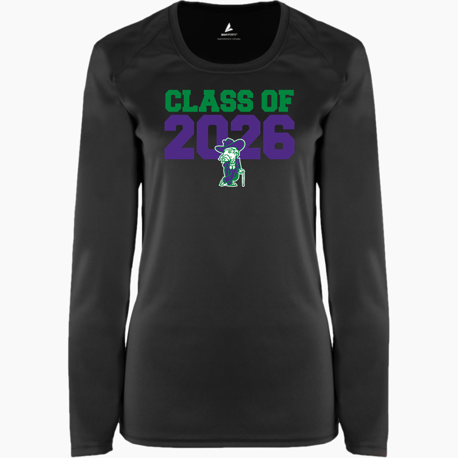 ASTORIA HIGH SCHOOL REBELS BSN SPORTS Women's Phenom Long Sleeve T-Shirt