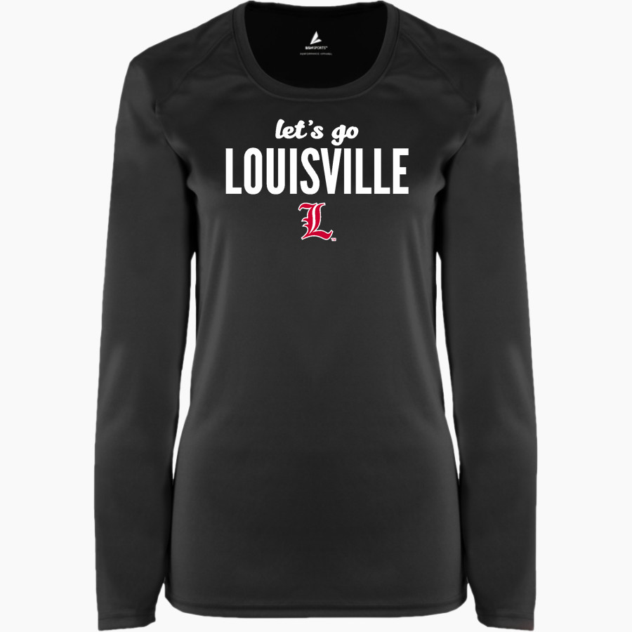 LOUISVILLE HIGH SCHOOL WILDCATS <span class="pdp-name-mascot">LOUISVILLE WILDCATS</span> BSN SPORTS Women's Phenom Long Sleeve T-Shirt