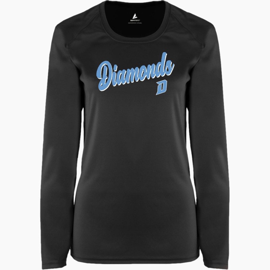 Fair Haven Diamonds BSN SPORTS Women's Phenom Long Sleeve T-Shirt