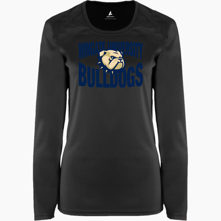 Wingate University Bulldogs <span class="pdp-name-mascot">Wingate Bulldogs</span> BSN SPORTS Women's Phenom Long Sleeve T-Shirt