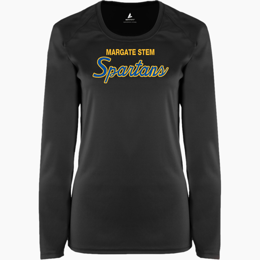 Margate STEM Spartans <span class="pdp-name-mascot">MARGATE STEM MAGNET Spartans</span> BSN SPORTS Women's Phenom Long Sleeve T-Shirt