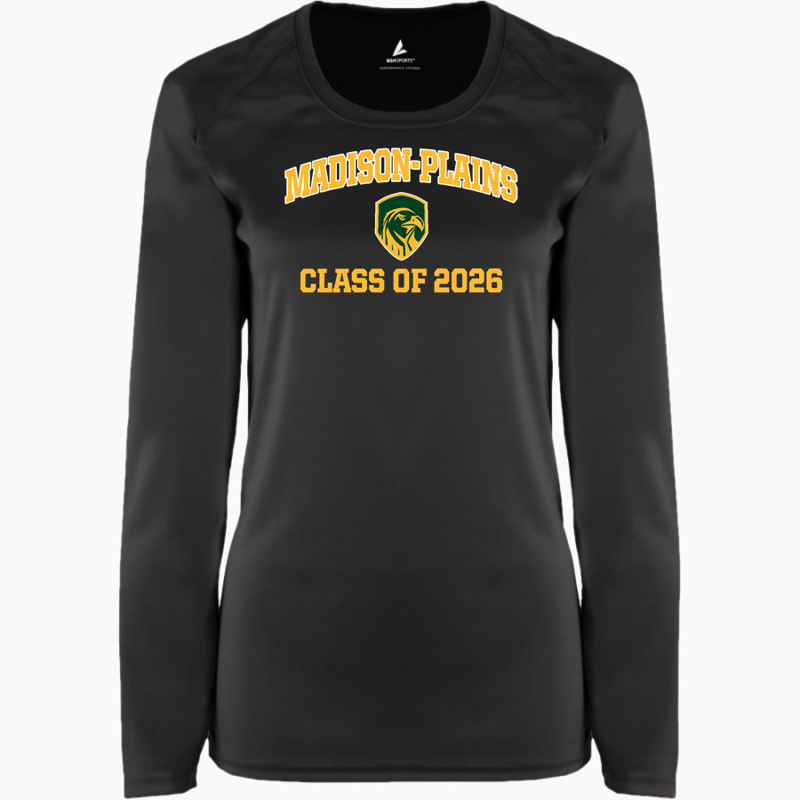 Madison-Plains Golden Eagles <span class="pdp-name-mascot">MADISON-PLAINS EAGLES</span> BSN SPORTS Women's Phenom Long Sleeve T-Shirt