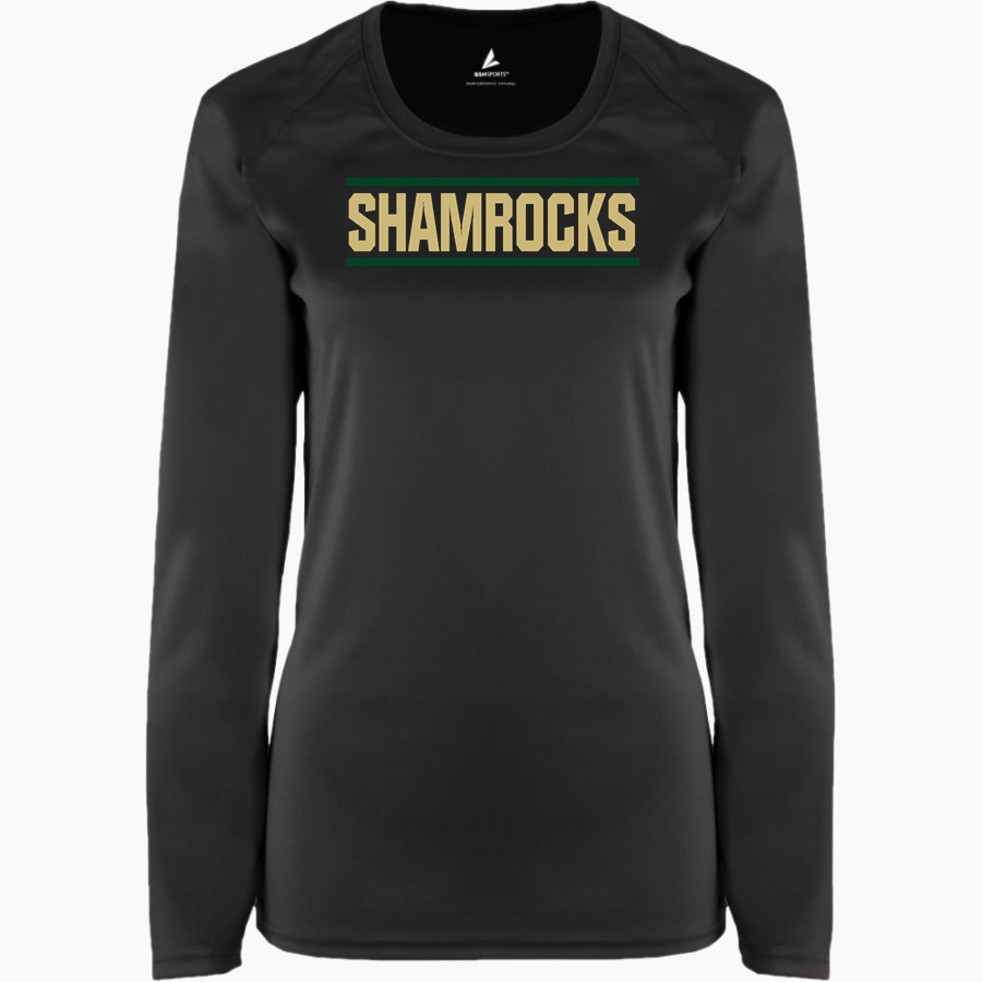 Bishop Feehan Shamrocks <span class="pdp-name-mascot">Bishop Feehan Shamrocks</span> BSN SPORTS Women's Phenom Long Sleeve T-Shirt