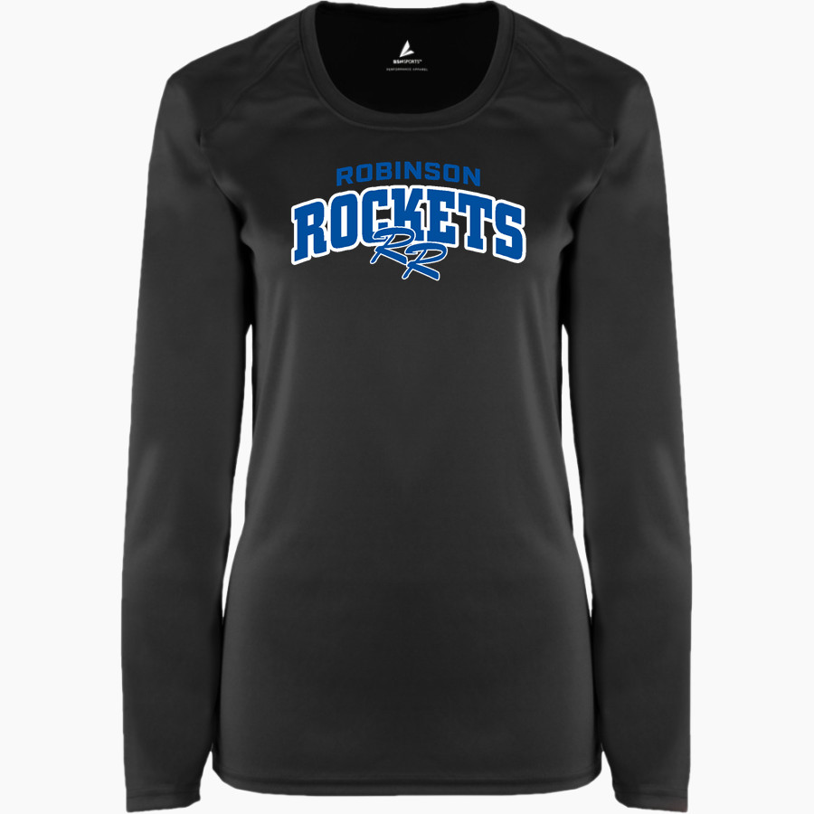 ROBINSON HIGH SCHOOL ROCKETS <span class="pdp-name-mascot">ROBINSON ROCKETS</span> BSN SPORTS Women's Phenom Long Sleeve T-Shirt