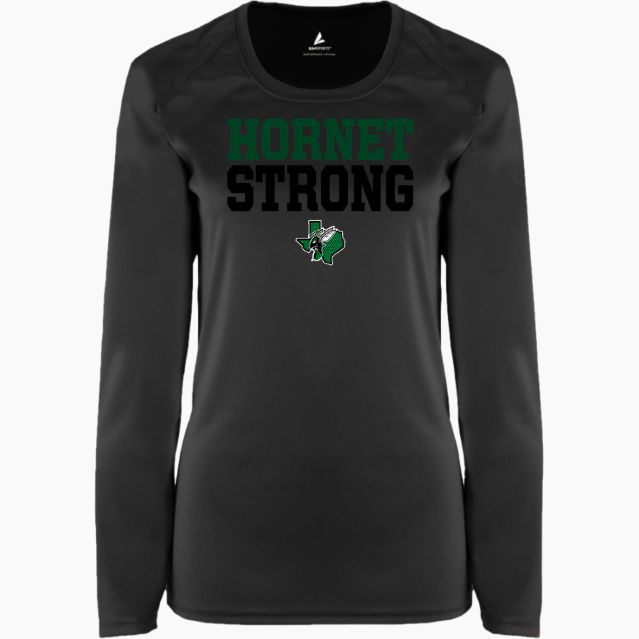 BOLES HIGH SCHOOL HORNETS BSN SPORTS Women's Phenom Long Sleeve T-Shirt