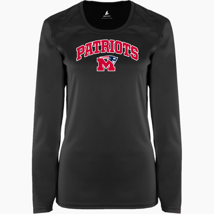 Marion Patriots <span class="pdp-name-mascot">Marion High School Patriots</span> BSN SPORTS Women's Phenom Long Sleeve T-Shirt
