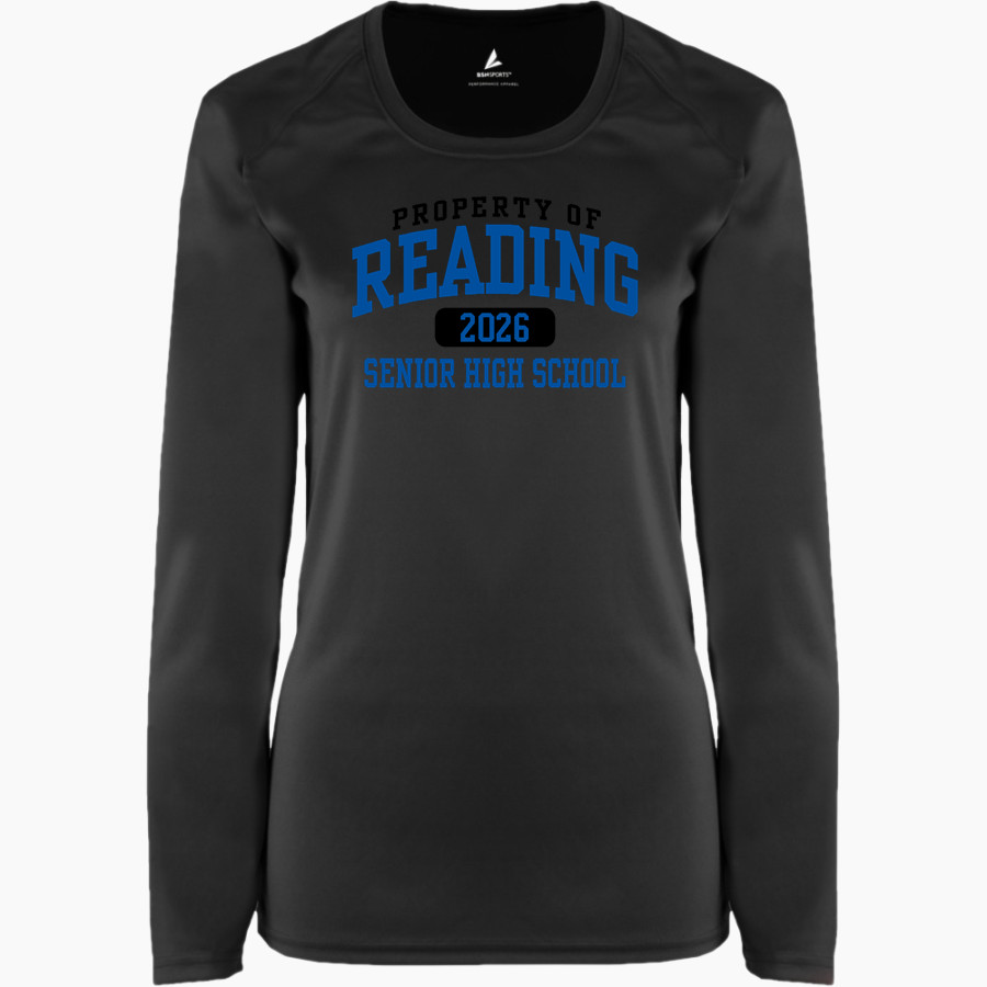 READING SENIOR HIGH SCHOOL BLUE DEVILS <span class="pdp-name-mascot">READING BLUE DEVILS</span> BSN SPORTS Women's Phenom Long Sleeve T-Shirt