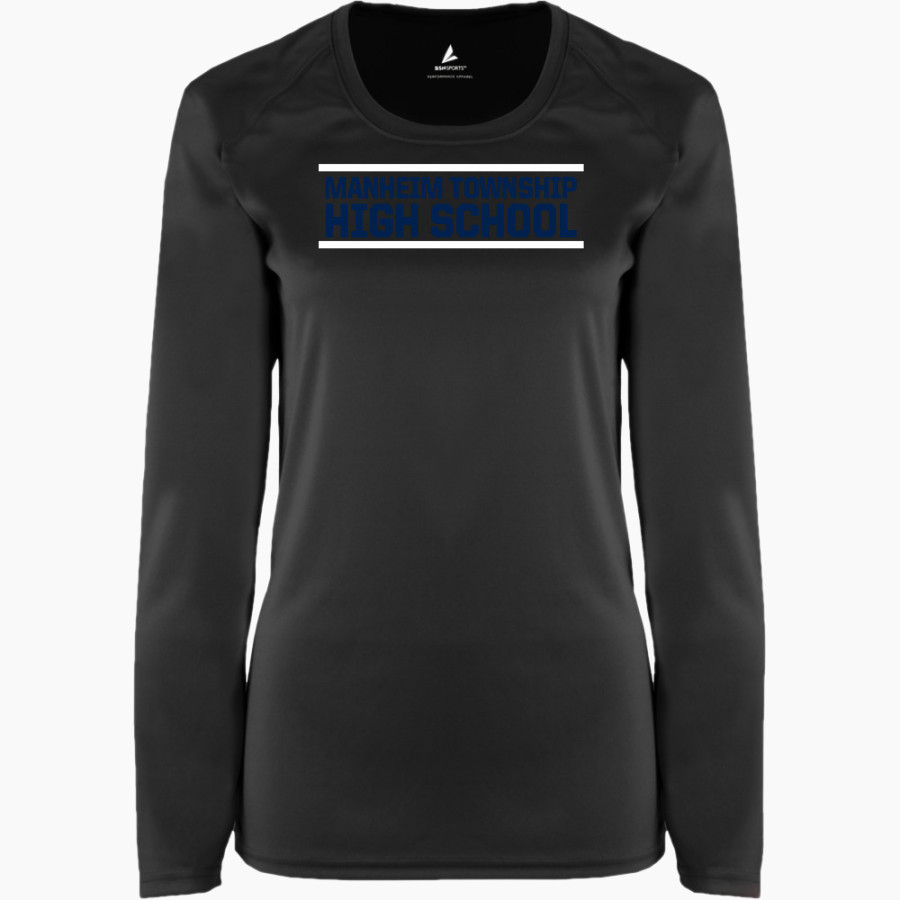 MANHEIM TOWNSHIP HIGH SCHOOL BLUE STREAKS <span class="pdp-name-mascot">MANHEIM TOWNSHIP BLUE STREAKS</span> BSN SPORTS Women's Phenom Long Sleeve T-Shirt