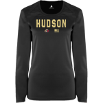 HUDSON HIGH SCHOOL COBRAS <span class="pdp-name-mascot">HUDSON COBRAS</span> BSN SPORTS Women's Phenom Long Sleeve T-Shirt Front Thumbnail