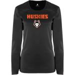 Sherman Huskies <span class="pdp-name-mascot">Sherman Huskies</span> BSN SPORTS Women's Phenom Long Sleeve T-Shirt Front Thumbnail