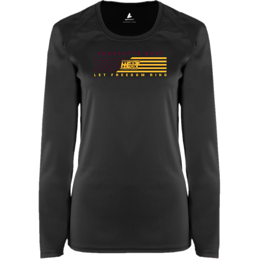 Charlotte Heat Track Club <span class="pdp-name-mascot">Charlotte Heat Track Club</span> BSN SPORTS Women's Phenom Long Sleeve T-Shirt
