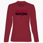 South Troy Dodgers Dodgers BSN SPORTS Women's Phenom Long Sleeve T-Shirt Front Thumbnail
