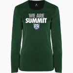Summit Bears <span class="pdp-name-mascot">Summit Charter School Bears</span> BSN SPORTS Women's Phenom Long Sleeve T-Shirt Front Thumbnail