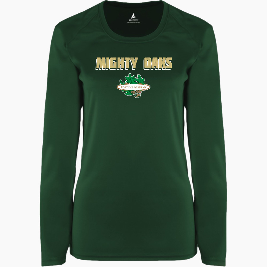 Fortune Academy Mighty Oaks online store BSN SPORTS Women's Phenom Long Sleeve T-Shirt