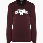 Mishawaka Cavemen BSN SPORTS Women's Phenom Long Sleeve T-Shirt Front Thumbnail