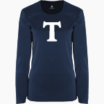 Thomas TITANS <span class="pdp-name-mascot">THOMAS TITANS</span> BSN SPORTS Women's Phenom Long Sleeve T-Shirt Front Thumbnail