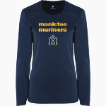 MANISTEE HIGH SCHOOL Mariners BSN SPORTS Women's Phenom Long Sleeve T-Shirt Front Thumbnail