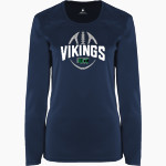 Hudson Valley Vikings BSN SPORTS Women's Phenom Long Sleeve T-Shirt Front Thumbnail