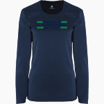 St. Patrick's Academy Wolfhounds <span class="pdp-name-mascot">Great Falls Central Catholic H S Mustangs</span> BSN SPORTS Women's Phenom Long Sleeve T-Shirt Front Thumbnail