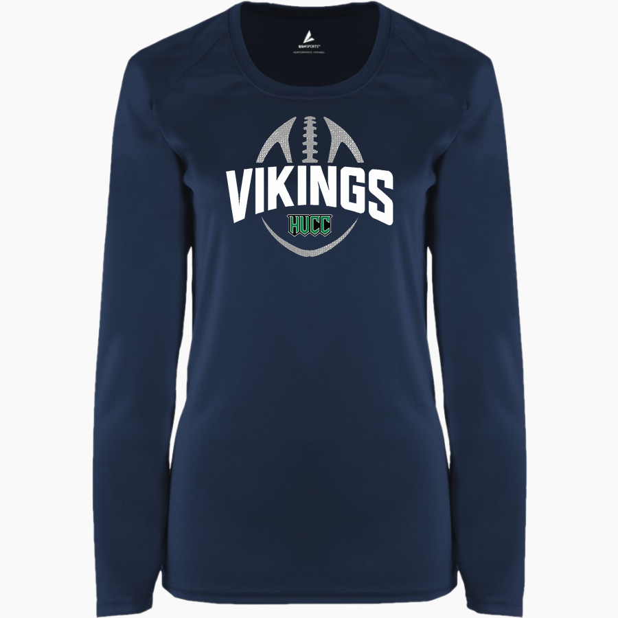 Hudson Valley Vikings BSN SPORTS Women's Phenom Long Sleeve T-Shirt