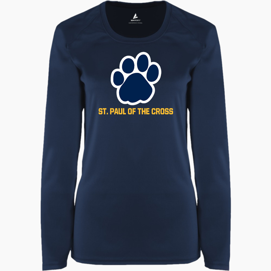 St. Paul of The Cross Tigers BSN SPORTS Women's Phenom Long Sleeve T-Shirt