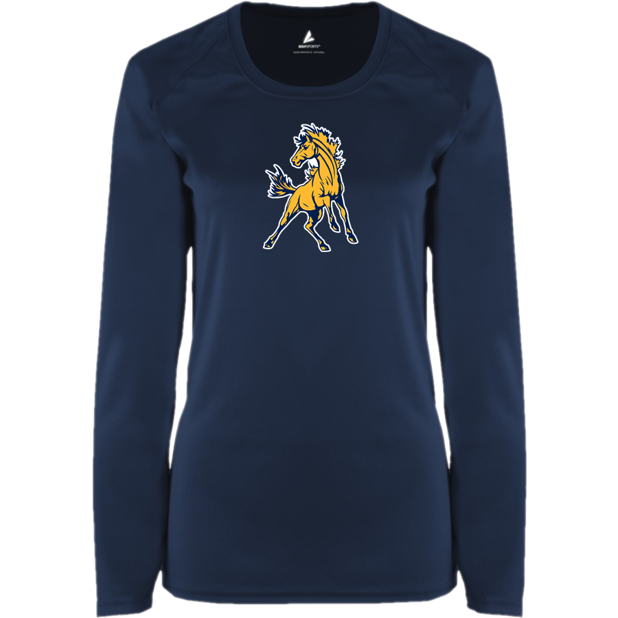 Bark River-Harris Broncos <span class="pdp-name-mascot">Bark-River Harris High School Broncos</span> BSN SPORTS Women's Phenom Long Sleeve T-Shirt