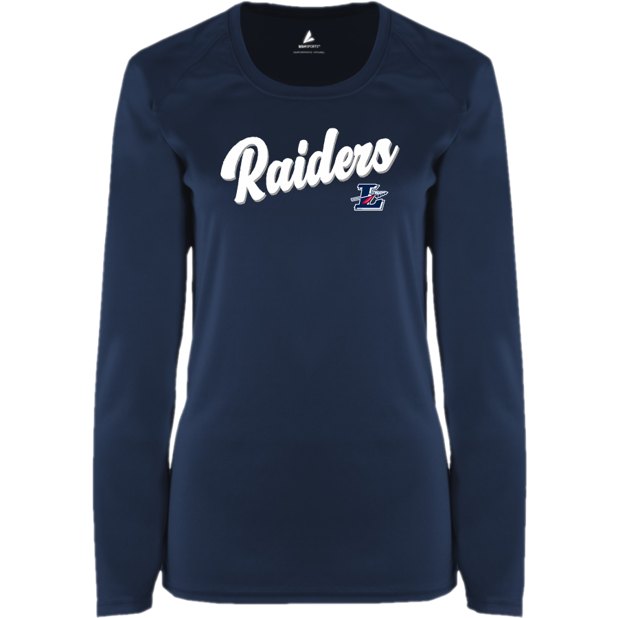 LAKOTA HIGH SCHOOL RAIDERS <span class="pdp-name-mascot">LAKOTA RAIDERS</span> BSN SPORTS Women's Phenom Long Sleeve T-Shirt