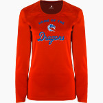 SILVER CREEK HIGH SCHOOL DRAGONS BSN SPORTS Women's Phenom Long Sleeve T-Shirt Front Thumbnail