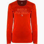 Oswego Panthers BSN SPORTS Women's Phenom Long Sleeve T-Shirt Front Thumbnail