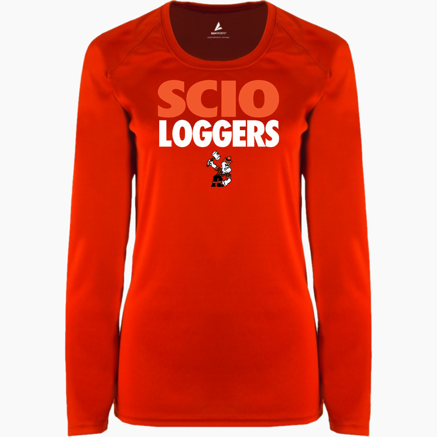 Scio Loggers <span class="pdp-name-mascot">Scio Loggers</span> BSN SPORTS Women's Phenom Long Sleeve T-Shirt