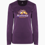 Rolling Meadows Mustangs <span class="pdp-name-mascot">Rolling Meadows High School Mustangs</span> BSN SPORTS Women's Phenom Long Sleeve T-Shirt Front Thumbnail