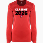 Springer Red Devils BSN SPORTS Women's Phenom Long Sleeve T-Shirt Front Thumbnail