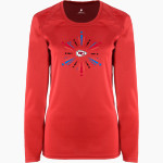 STEPHENS COUNTY HIGH SCHOOL INDIANS <span class="pdp-name-mascot">STEPHENS COUNTY INDIANS</span> BSN SPORTS Women's Phenom Long Sleeve T-Shirt Front Thumbnail