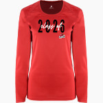 South Sioux City Cardinals BSN SPORTS Women's Phenom Long Sleeve T-Shirt Front Thumbnail