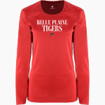 Belle Plaine Tigers BSN SPORTS Women's Phenom Long Sleeve T-Shirt Front Thumbnail