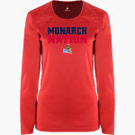 Mark Morris Monarchs <span class="pdp-name-mascot">Mark Morris Monarchs</span> BSN SPORTS Women's Phenom Long Sleeve T-Shirt Front Thumbnail